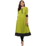 short anarkali kurti