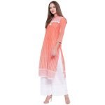 chikankari kurti with palazzo flipkart