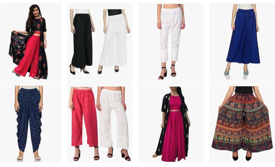 Go for these Ultimate New Top 10 Palazzo Pants with Top