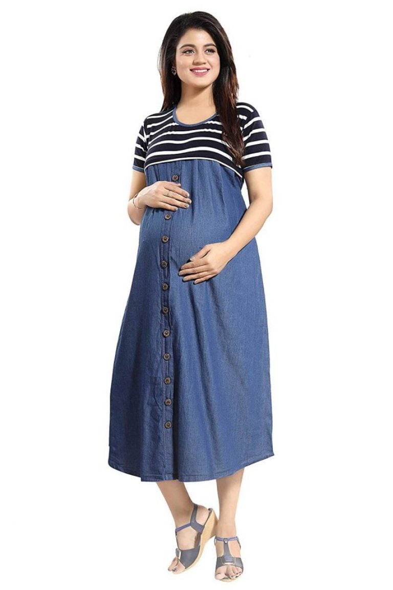 Best 10 Maternity Maxi Dresses Online India 87